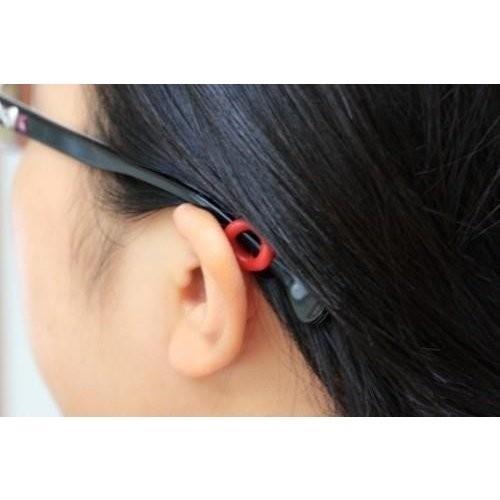 ニッセイ ピタリング 　3個セット　めがね固定リング  メガネ ズレ防止 ずり落ち ズレ落ち 防止 ずれ防止 ストッパー すべり止め ブラック　透明　レッド　 |  | 01