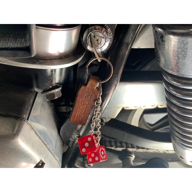 ツイン　2個　赤い　サイコロ　 ダイス キーリング　サイコロキーホルダー　ビンテージ　車のカギ　バイクのカギ ゴルフバッグ　ハーレー　アメ車 |  | 02