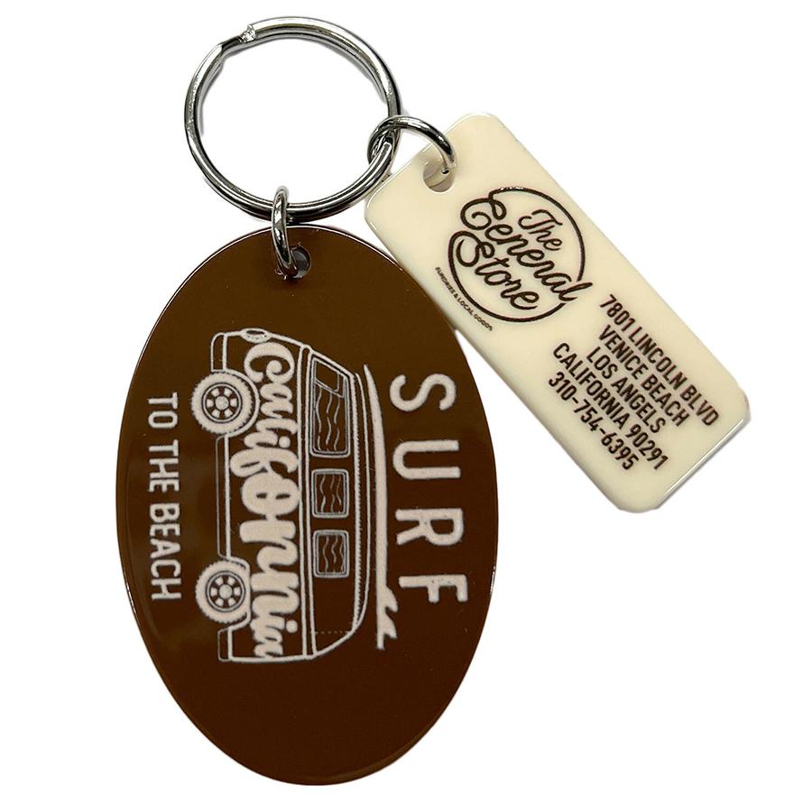 サーファー　3色　ブルー 　ベージュ　ブラウン　　アメリカンなアクリルキーホルダー　アクリル　キータグ |  | 05