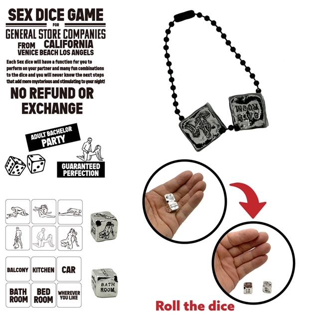 US SEX DICE シルバー セクシー ダイス ゲーム キーチェーン US SEX DICE シルバー セクシー ダイス ゲーム キーチェーン