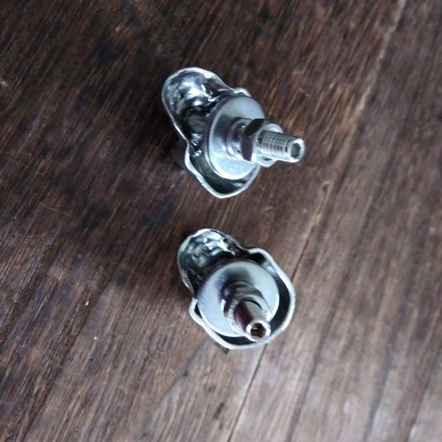 4個 2セット スカル がいこつ ドクロ どくろ ナンバープレート