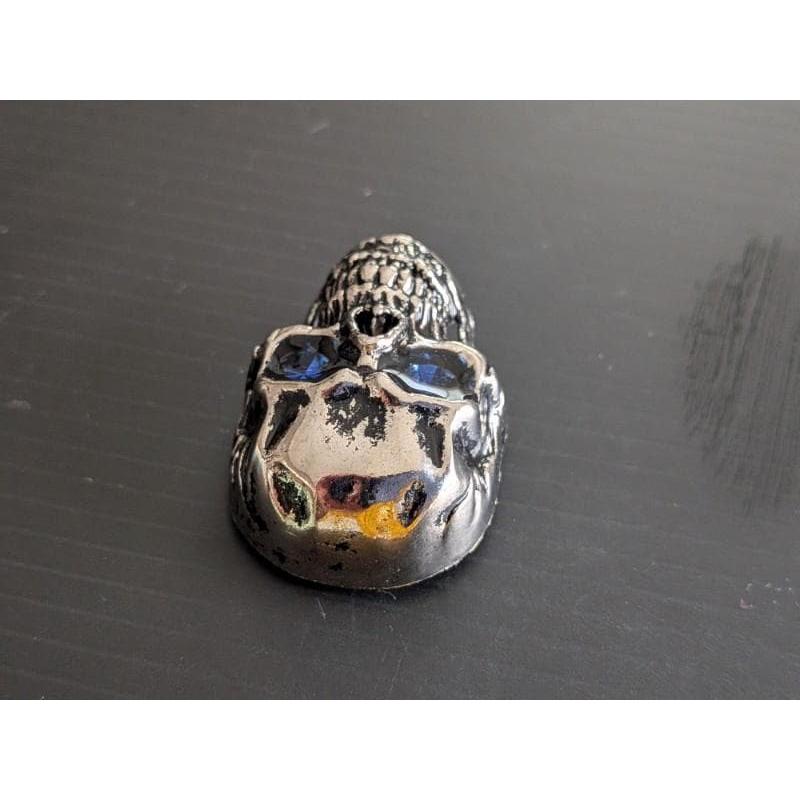 スカル　どくろ　ピンバッジ　ドクロ　スタッズ すかる　目　青　ロック |  | 02