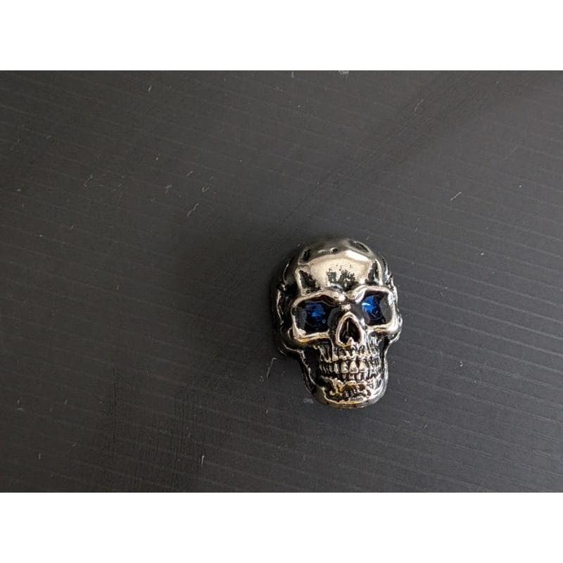 スカル　どくろ　ピンバッジ　ドクロ　スタッズ すかる　目　青　ロック |  | 03