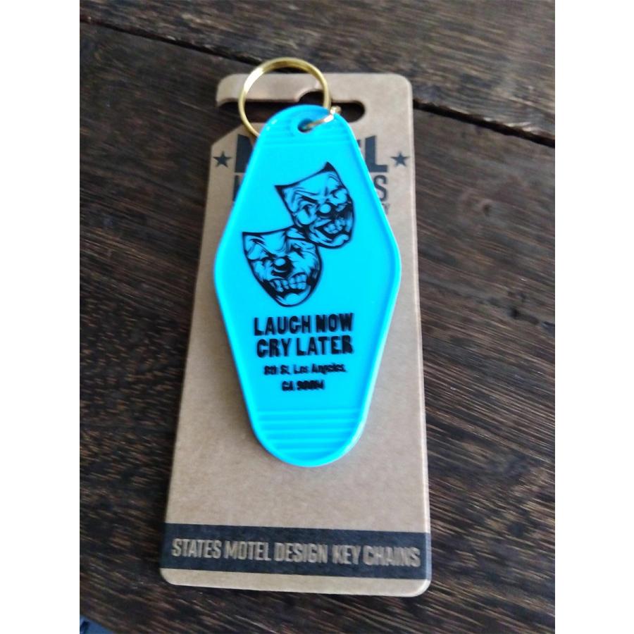 モーテル キーホルダー　タトゥー　TATTOO　TWO FACE　バイカー　ブラック　アメリカン　おしゃれ　両面　ホットスタンプ アメ車　ハーレー　自転車 |  | 01