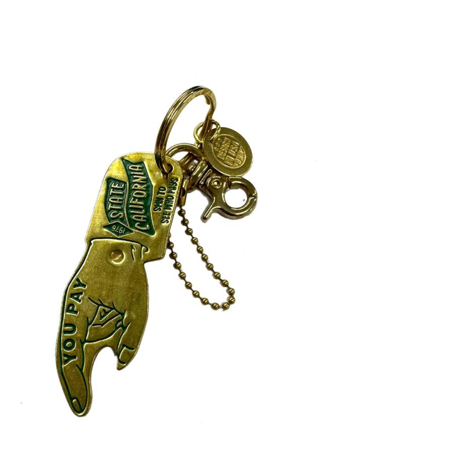 真鍮製 ユーペイスピナー キーチェーン　アメリカン雑貨　アメ雑　キーホルダー　ブラス　真鍮　バイカー |  | 03