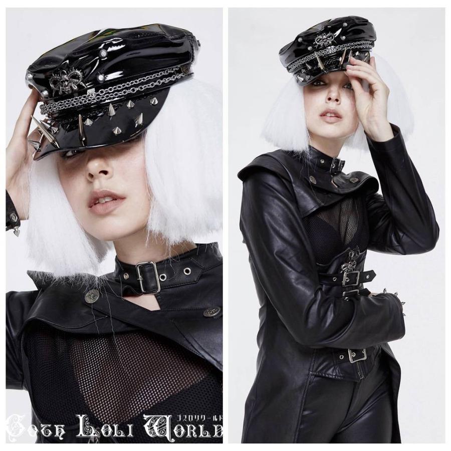 ゴスロリワールド Devil ゴスロリ スタッズチェーン付きハード ポリスハット ゴシック ビジュアル系 サイズ交換可能 品質自信有 As041 株式会社ゴスロリワールド 通販 Yahoo ショッピング