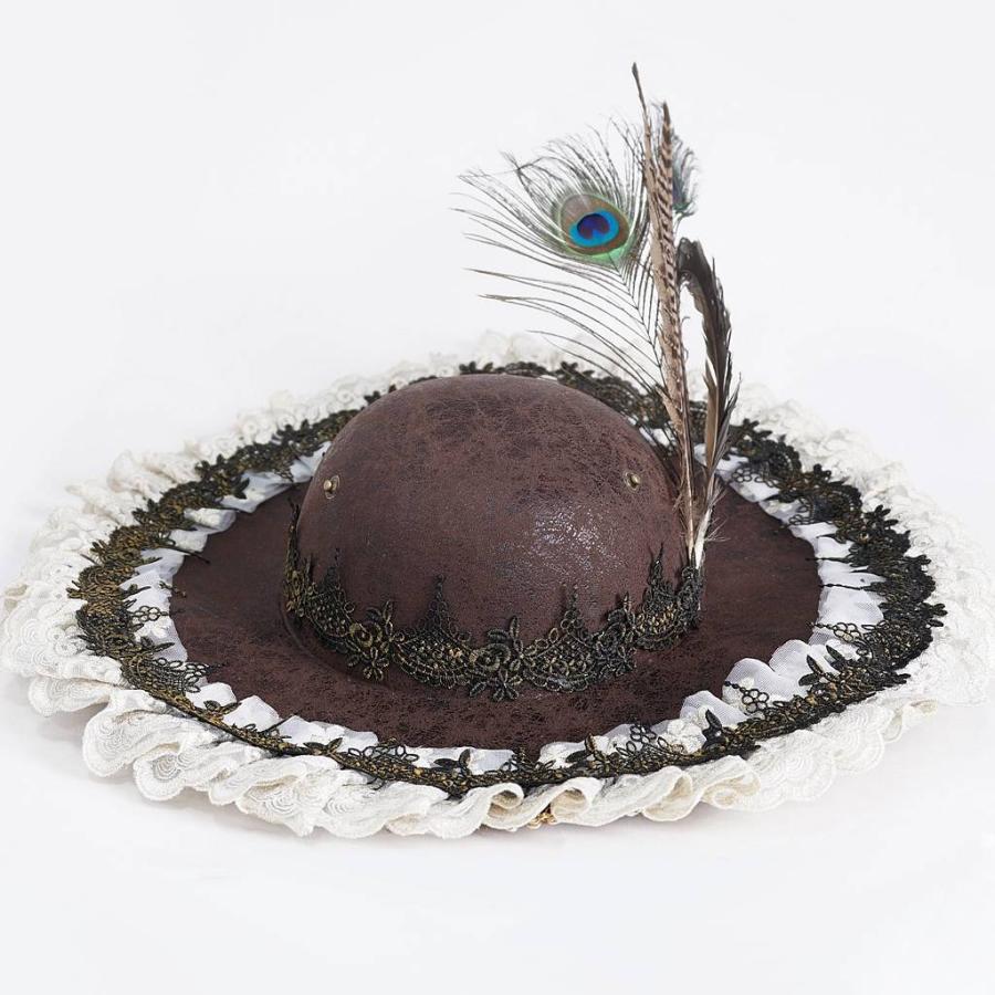 ゴスロリワールド AS181 ゴージャスフリル三角帽子ハネつき海賊風