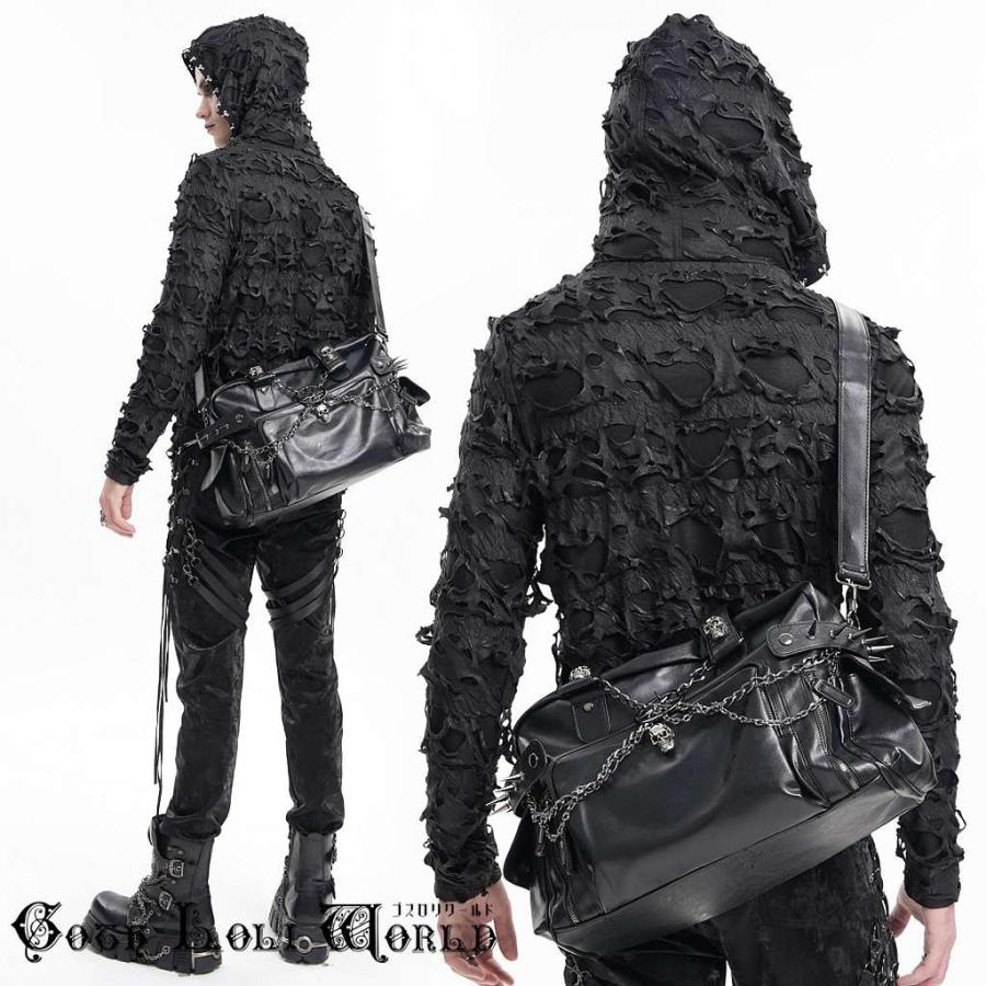 ゴスロリワールド AS207 ゴシックファション スカル ボストンバッグ