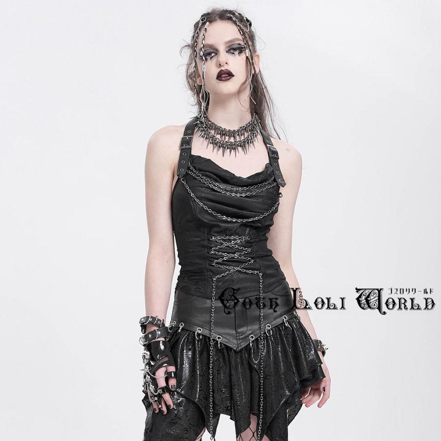 ゴスロリワールド AS210 パンクファッション スパイク チャーム チョーカー ネックレス ゴシック パンク ロック ビジュアル系 V系 サブカル |  | 08