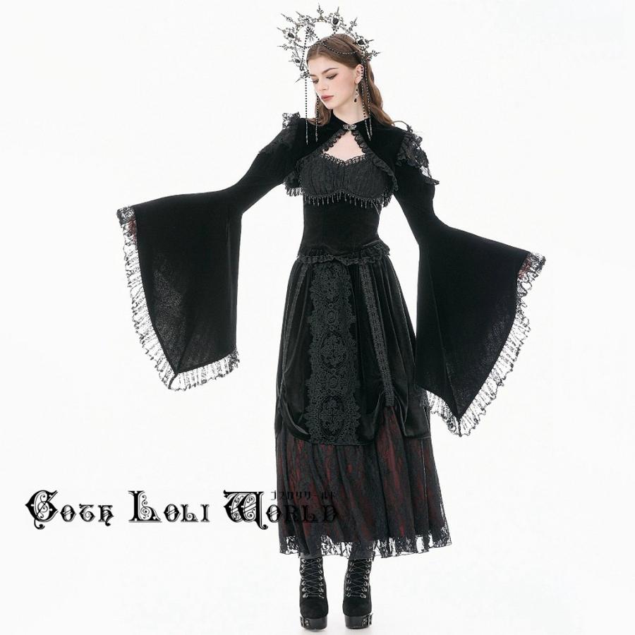ゴスロリワールド BW172 ゴスロリ ファッション ベルベッド 姫袖