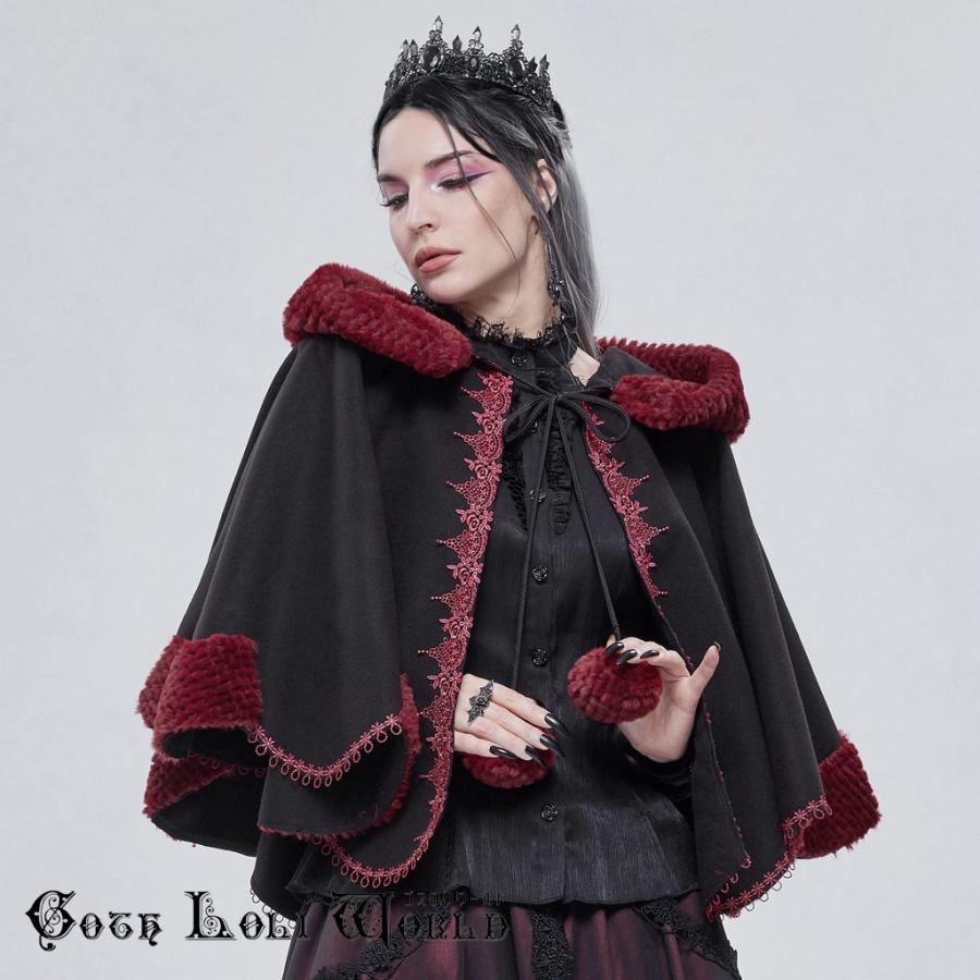 ゴスロリワールド CA02801 ゴスロリ ファッション ポンポン付 魔女風
