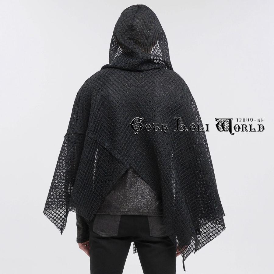 ゴスロリワールド CA033 パンクファッション メッシュポンチョ風 ジャケット ゴシック パンク ロック ビジュアル系 ヴィジュアル系 V系 サブカル |  | 06