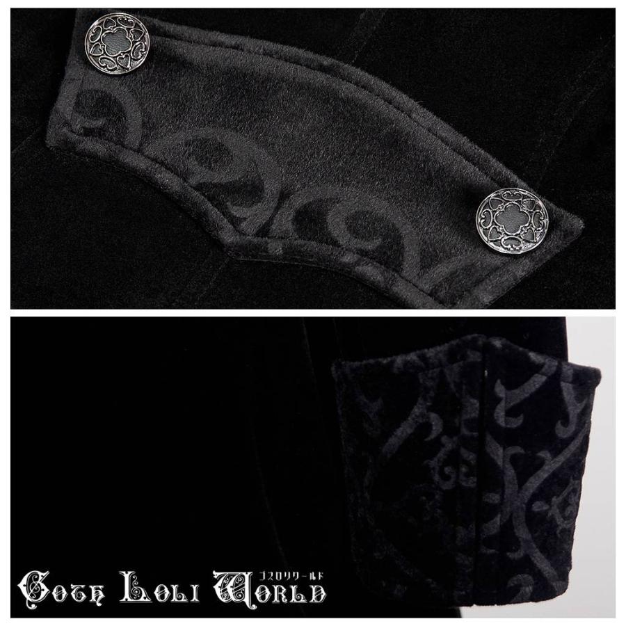 ゴスロリワールド CT02001 ゴシック ファッション ダークプリンス風 ジャケット ブラック 黒色 レディース スチームパンク ライブ衣装 舞台衣装 ステージ衣装 |  | 04