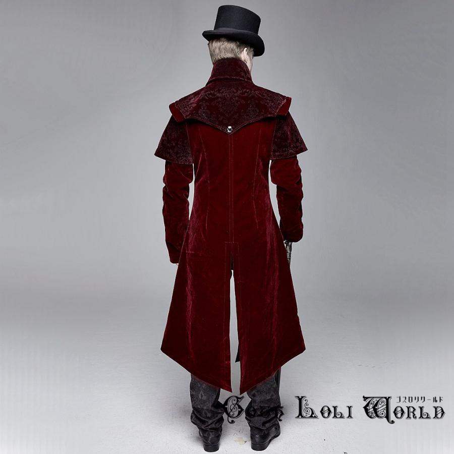 ゴスロリワールド CT13402 ゴシックファッションベルベット ジャケット コート 赤色 ゴシック ビジュアル系 ヴィジュアル系 V系 サブカル ライブ衣装 舞台衣装 |  | 06