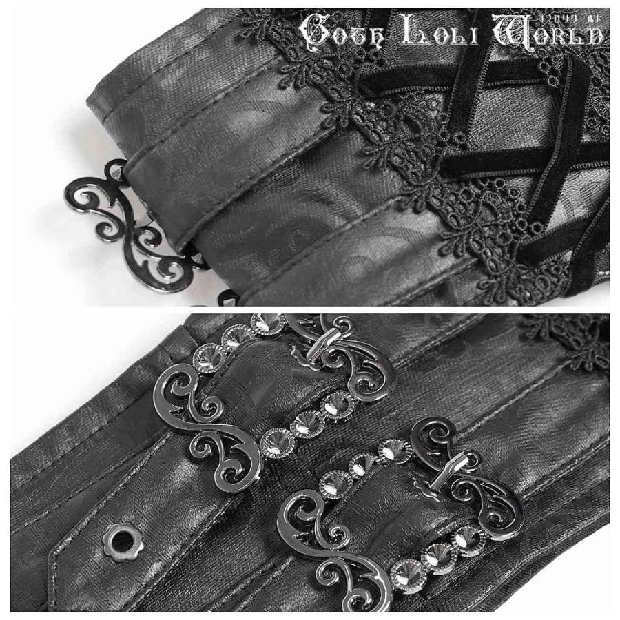 ゴスロリワールド EAS044 ゴシック ファッション クロスチャーム コルセット ゴスロリ パンク ロック スチームパンク ビジュアル系 ヴィジュアル系 V系 |  | 04
