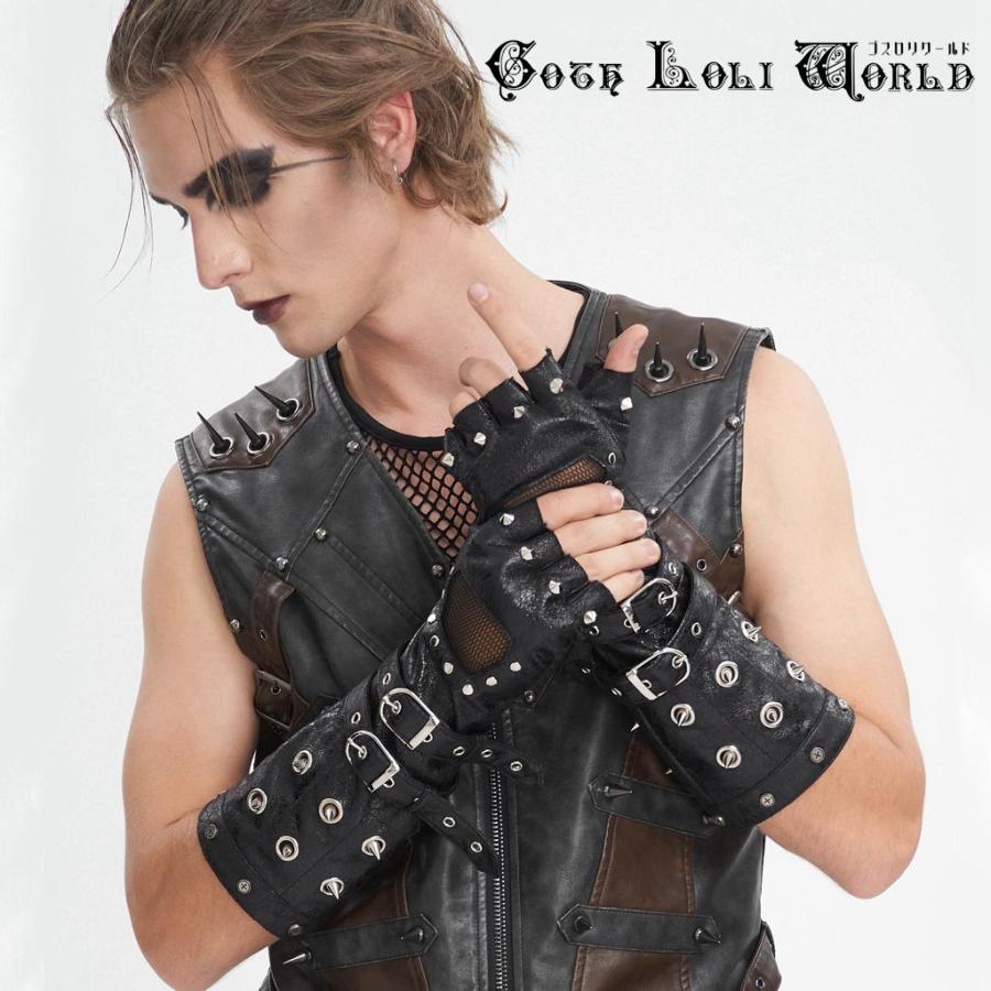 ゴスロリワールド GE03301 パンクロックスタッズファスナー