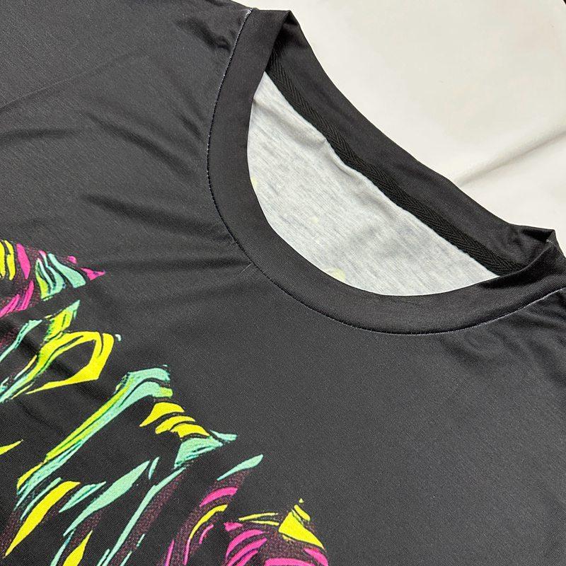 当日発送 即納 GLW-059M パンク ロック カジュアル ストリート ファッション グラフィックプリント 半袖 Tシャツ トップス メンズ 男女兼用 原宿系 ゴシック |  | 04