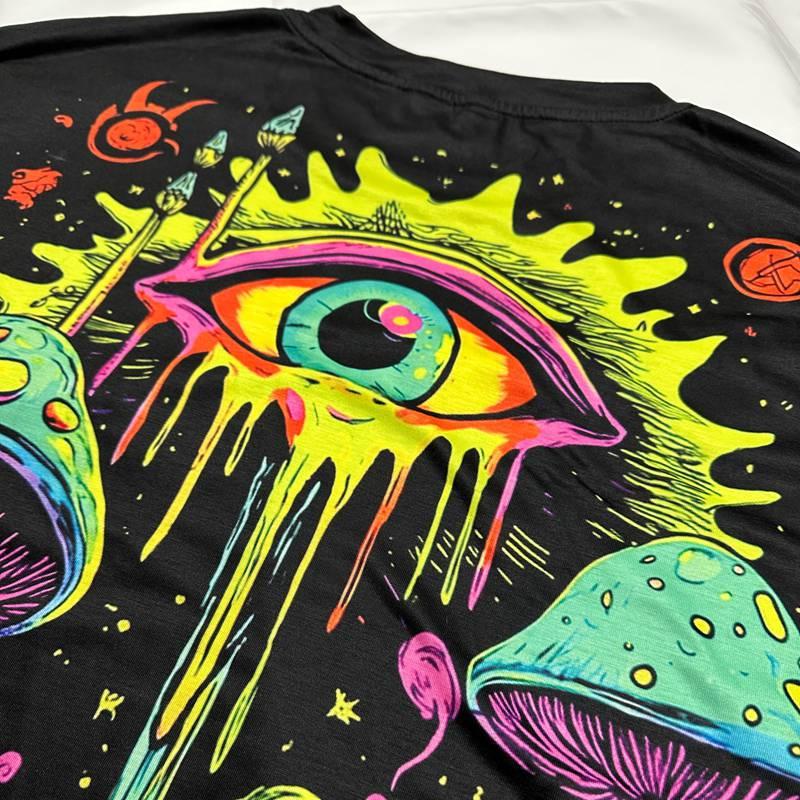 当日発送 即納 GLW-059M パンク ロック カジュアル ストリート ファッション グラフィックプリント 半袖 Tシャツ トップス メンズ 男女兼用 原宿系 ゴシック |  | 05