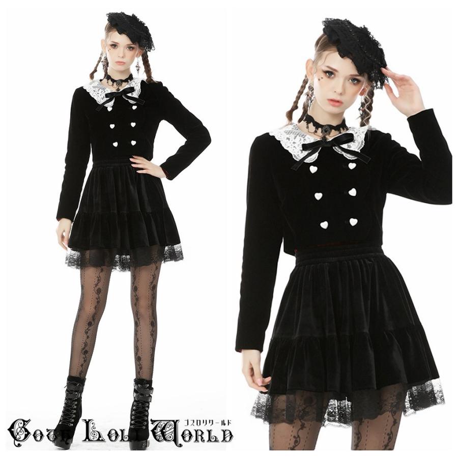 ゴスロリワールド】DIL ゴスロリ ベルベットドールカラーアカデミー
