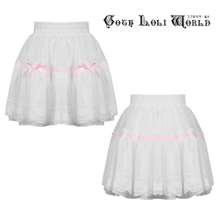 ゴスロリワールド KW240WH ロリィタファッション フレアロリ ミニ