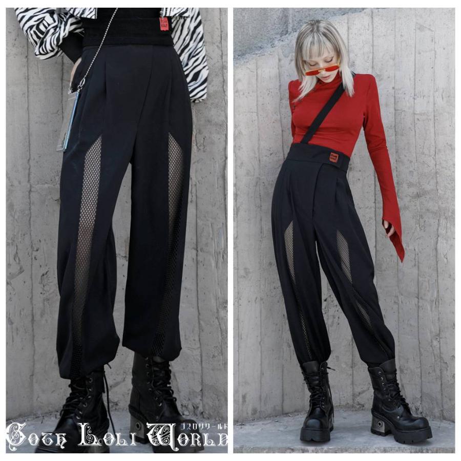 ゴスロリワールド Punkrave ゴスロリ ハイウエスト ストラップ ワイドパンツ 最短当日発送 翌日到着 品質自信有 サイズ交換可能 Opk 407 株式会社ゴスロリワールド 通販 Yahoo ショッピング