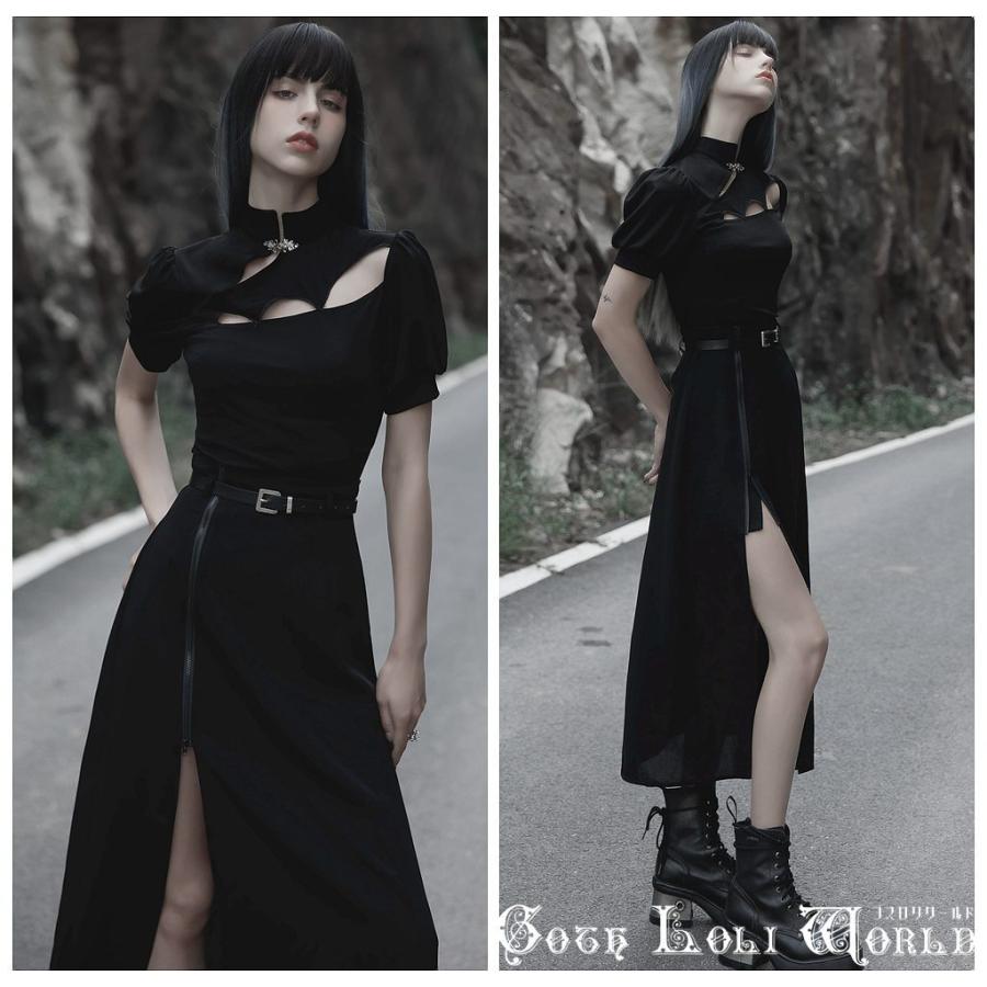 ゴスロリワールド Punkrave ゴスロリベルト付サイドスリットタイト ロングスカート 最短当日発送 翌日到着 品質自信有 サイズ交換可能 Opq 1218 株式会社ゴスロリワールド 通販 Yahoo ショッピング