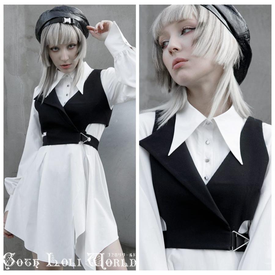 ゴスロリワールド Punkrave ゴスロリ アシンメトリーウエストマーク ショートベスト 最短当日発送 翌日到着 品質自信有 サイズ交換可能 Opy 580 株式会社ゴスロリワールド 通販 Yahoo ショッピング