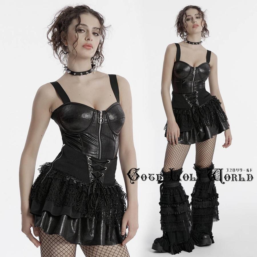 ゴスロリワールド OQ-811BQF-BK ゴシックファッション ハイウエスト