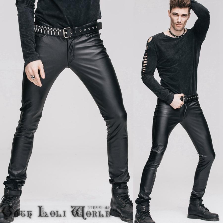 ゴスロリワールド Devil ゴスロリ 合皮ストレッチ ロングパンツ 黒 メンズ ゴシック パンク ロック ビジュアル系 ファッション サイズ交換可能 Pt022 株式会社ゴスロリワールド 通販 Yahoo ショッピング