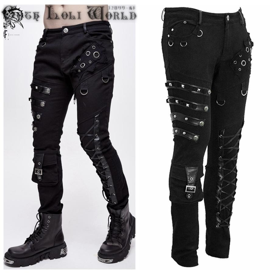 ゴスロリワールド Devil ゴスロリ アシンメトリーデザインハードロック パンツ メンズ ゴシック 最短当日発送 翌日到着 品質自信有 サイズ交換可能 Pt100 株式会社ゴスロリワールド 通販 Yahoo ショッピング