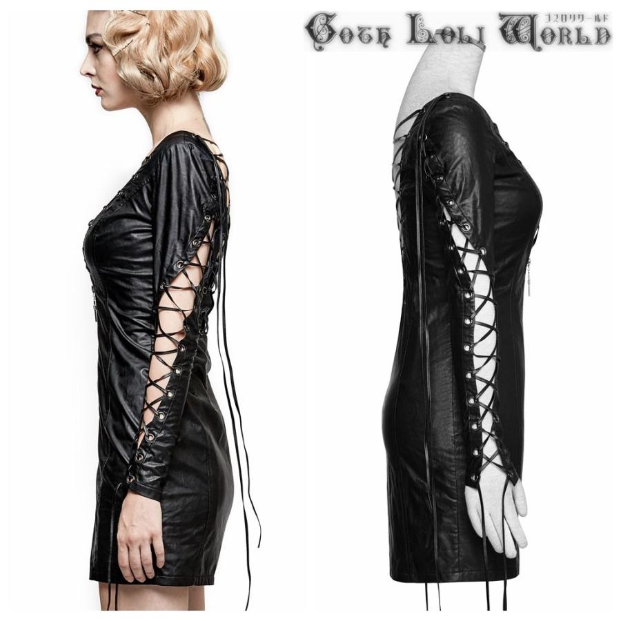 Sale ゴスロリワールド Punkrave ゴスロリ パンク セクシータイト ワンピース ゴシック パンク ロック ビジュアル系 V系 服 衣装 サイズ交換可能 Q 312 00 株式会社ゴスロリワールド 通販 Yahoo ショッピング