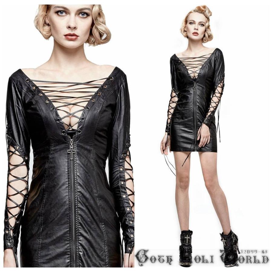 Sale ゴスロリワールド Punkrave ゴスロリ パンク セクシータイト ワンピース ゴシック パンク ロック ビジュアル系 V系 服 衣装 サイズ交換可能 Q 312 00 株式会社ゴスロリワールド 通販 Yahoo ショッピング