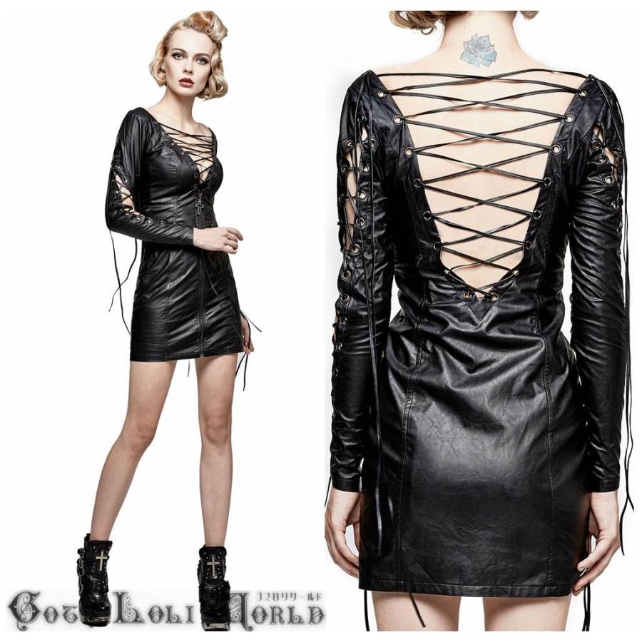 ゴスロリワールド Punkrave ゴスロリ パンク セクシータイト ワンピース ゴシック パンク ロック ビジュアル系 V系 服 衣装 サイズ交換可能 Q 312 株式会社ゴスロリワールド 通販 Yahoo ショッピング