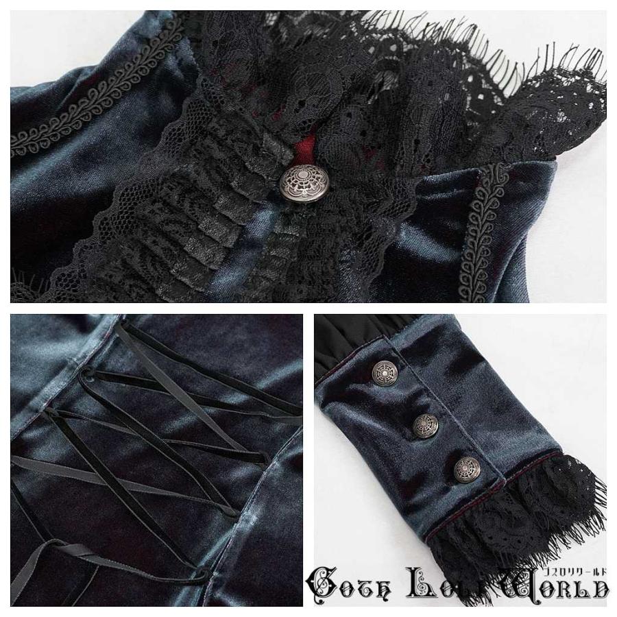 ビジブル　ゴシックロリィタ　ブラウス 即納/送料無料】IW114 ゴスロリファッション フリル半袖 ブラウス