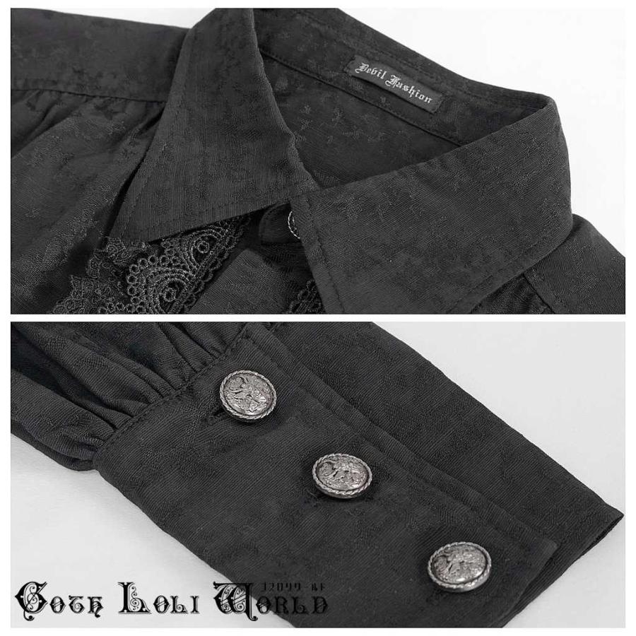 ゴスロリワールド SHT08201 ゴシック ファッション レースフリル 長袖