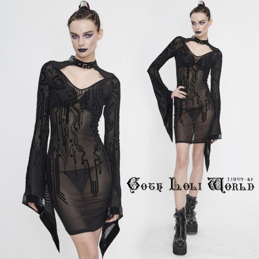 ゴスロリワールド Devil ゴスロリ サイバープリントシースルー ワンピース ゴシック パンク ロック ビジュアル系 サイズ交換可能 品質自信有 Skt104 株式会社ゴスロリワールド 通販 Yahoo ショッピング