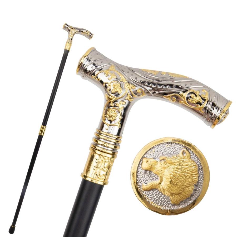 ゴスロリワールド TUE022 熊 くま ウォーキング ステッキ ゴールド 杖