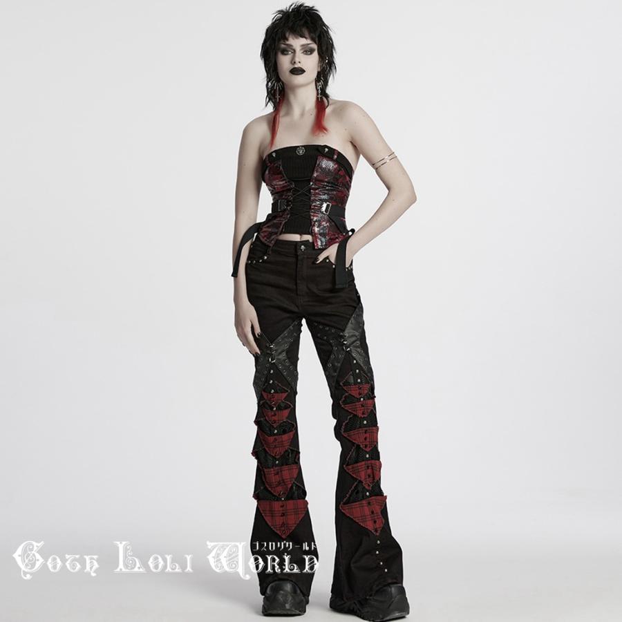 FOREVER ANARCHY ゴスロリ　 ブラック　美品　パンク　ロック ゴシックパンクロックレッドxブラックセット | Maiden's Rêve