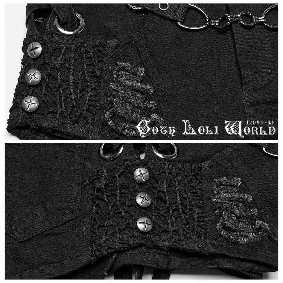 ゴスロリワールド WK-709XDF-BK パンクファッション ハードロック