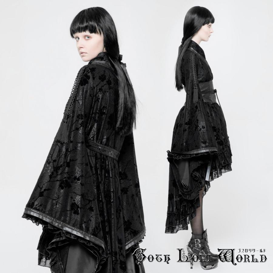 ゴスロリワールド WLQ-084LQF-BK 合皮帯リボンタッセルテールカット