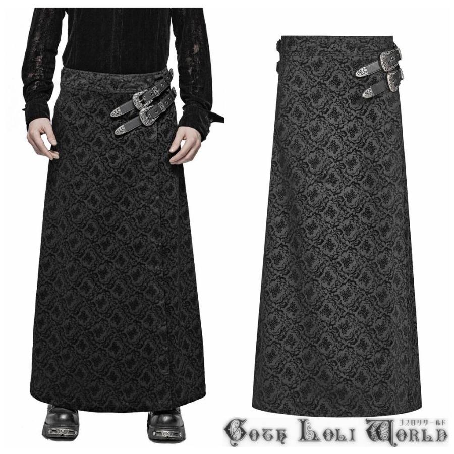 ゴスロリワールド Punkrave 総柄 ダブルベルト付 ロング巻きスカート ゴスロリ ゴシック パンク ロック ビジュアル系 ファッション サイズ交換可能 Wq 403 株式会社ゴスロリワールド 通販 Yahoo ショッピング