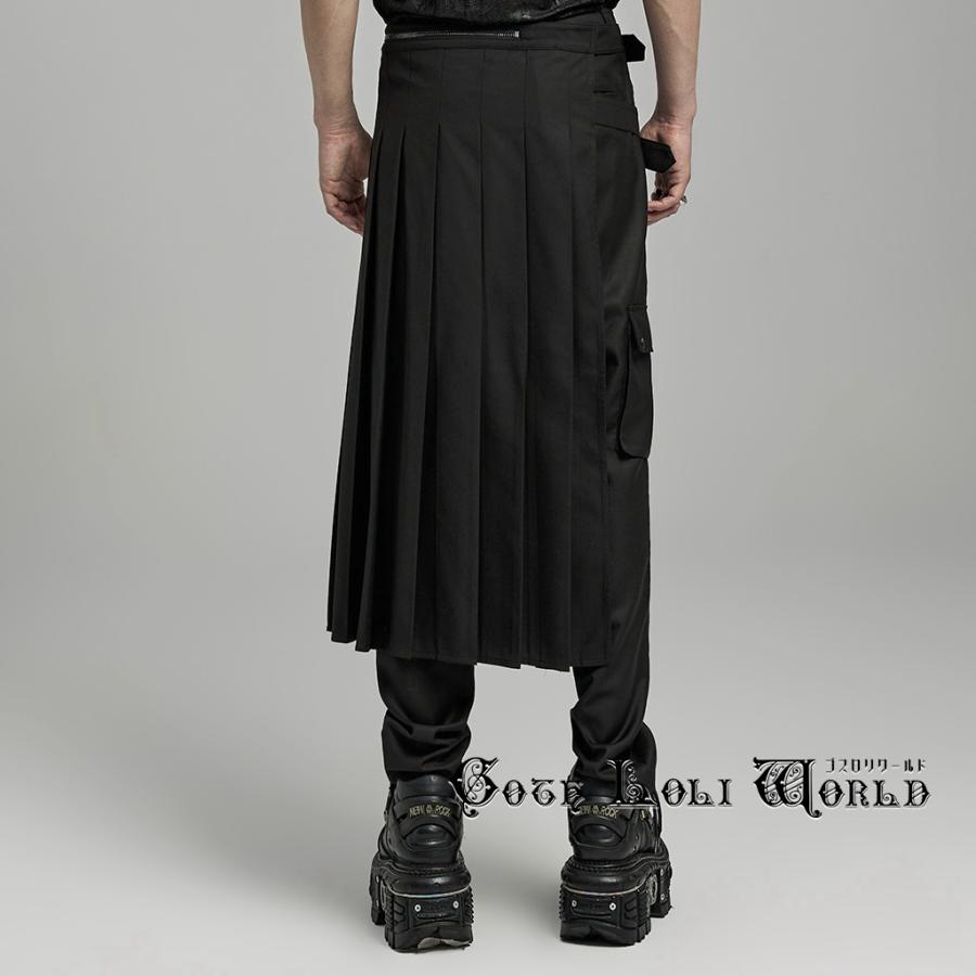 ゴスロリワールド WQ-736BQM-BK アシンメトリーダブルベルト