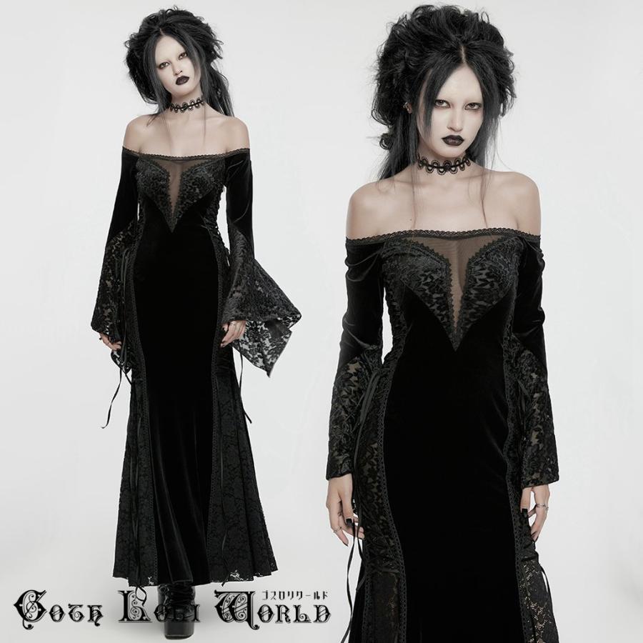 ゴスロリワールド WQ-761LQF-BK オフショルダーセミシアーオール