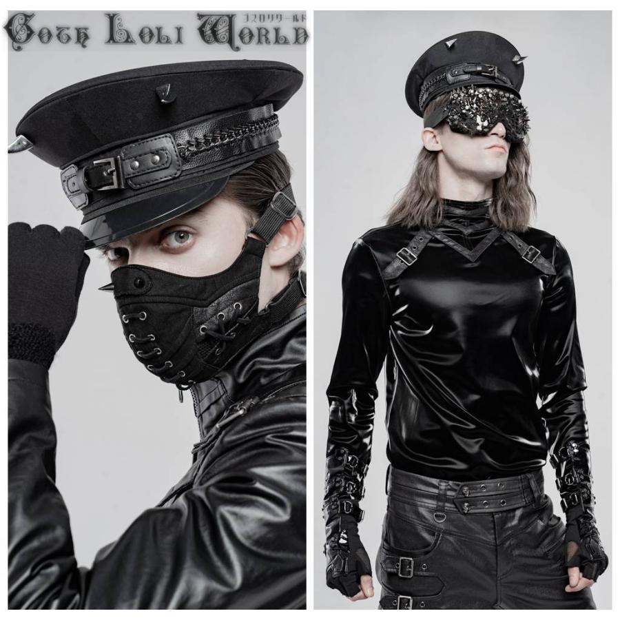 ゴスロリワールド Punkrave ゴスロリ ホーンスタッズ付ミリターリー ポリスハット メンズ ゴシック パンク ロック ビジュアル系 ファッション Ws 390 株式会社ゴスロリワールド 通販 Yahoo ショッピング