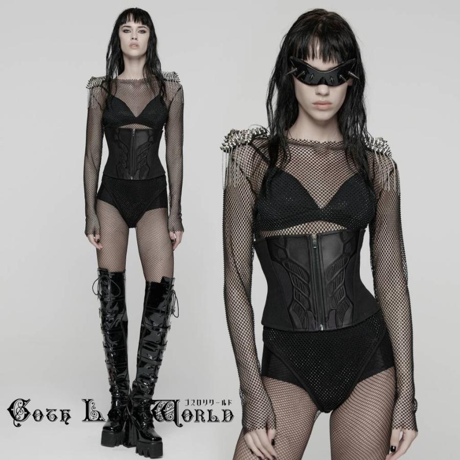 ゴスロリワールド WS-704YDF-BK パンク ロック ファッション サイバー