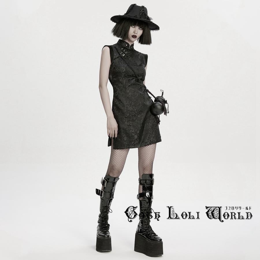 ゴスロリワールド WS-821MZ-BK 地雷系 ゴスロリ ファッション スカル