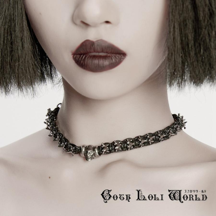 ゴスロリワールド WS-822LHF-BK-SI 地雷系 パンク ロック ファッション 