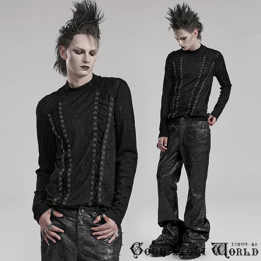 ゴスロリワールド WT-826TCM-BK モックネック スリムフィット  