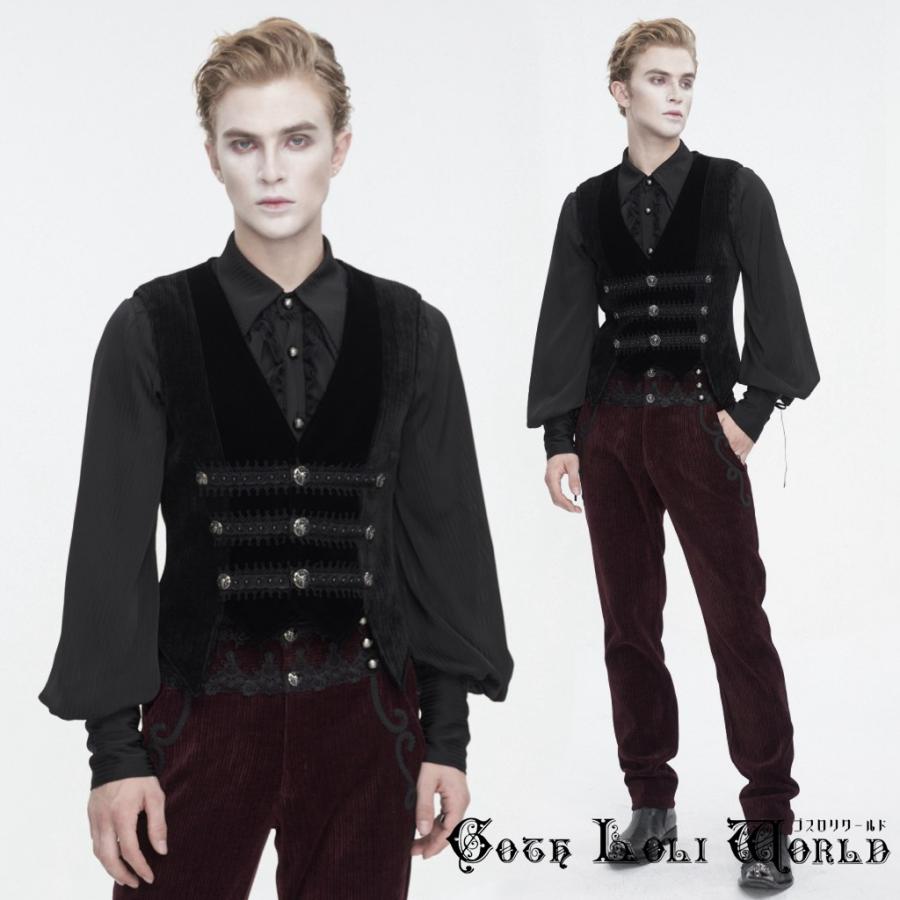 VALABASAS ブラック コーデュロイ ベスト trim_ofkss_item849297c28fe611e