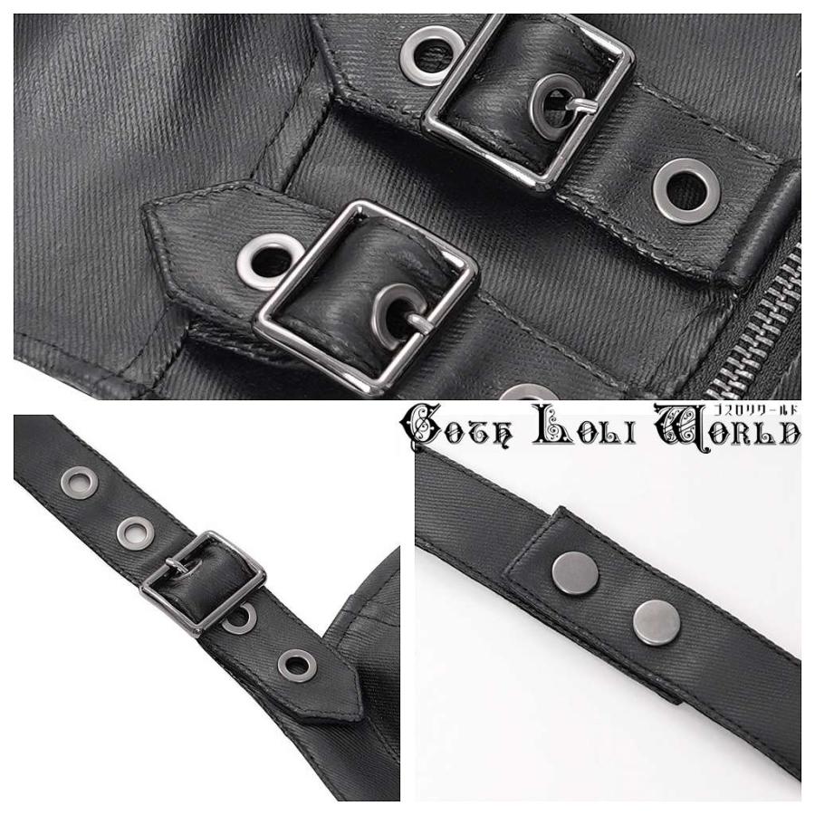 ゴスロリワールド WT094 パンクファション ベルト ホルターネック